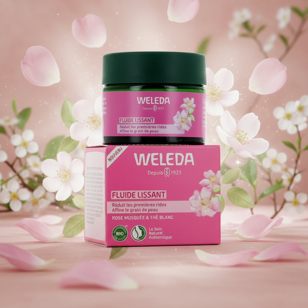 Fluide lissant Rose Musquée et Thé blanc 40ml