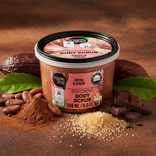 Gommage gourmand cacao et sucre 250ml